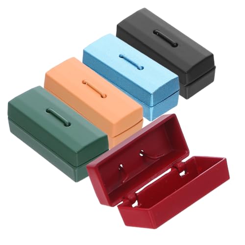 WOONEKY 5 Stück kleine Werkzeugkiste Miniaturmodellmöbel Mini-Puppenhaus-Zubehör kleine Puppenstubenmöbel Miniatur-Werkzeugkoffer -Werkzeugfall -Toolbox Metall WOONEKY 5 Stück kleine Werkzeugkiste Miniaturmodellmöbel Mini-Puppenhaus-Zubehör kleine Puppenstubenmöbel Miniatur-Werkzeugkoffer -Werkzeugfall -Toolbox Metall von WOONEKY
