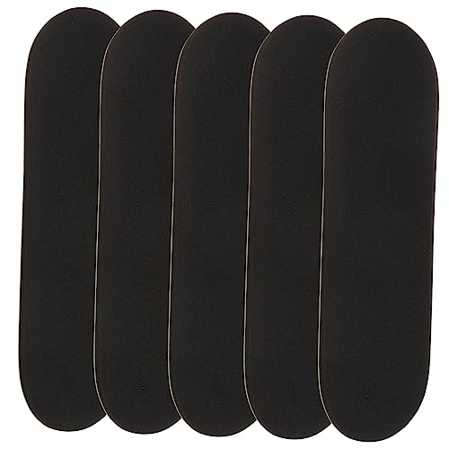 WOONEKY 5 Stück rutschfeste Matte Für Mini Skateboards Pro Tape Longboard Skateboard Finger Skateboard Zubehör Griffbretter Schaumstoff Griffband Professionelle Griffbretter Deck von WOONEKY