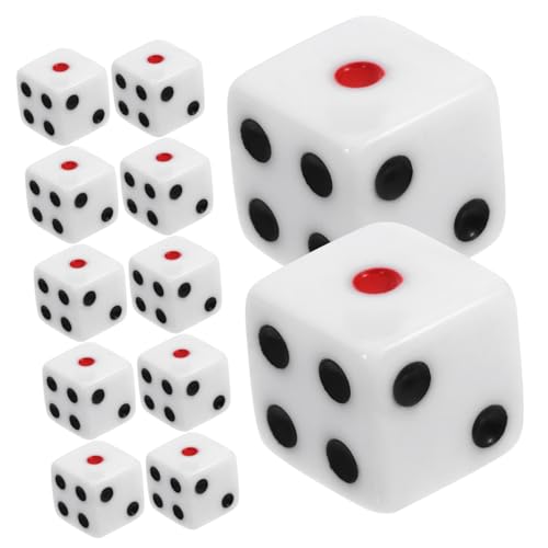 WOONEKY 50 Stück Teiliges Acryl Würfel mit Abgerundeten Ecken Sechseitige Spielwürfel mit Großen Zahlen Robustes Brettspiel Zubehör für Party Mathematikspiele und Spielszene WOONEKY 50 Stück Teiliges Acryl Würfel mit Abgerundeten Ecken Sechseitige Spielwürfel mit Großen Zahlen Robustes Brettspiel Zubehör für Party Mathematikspiele und Spielszene von WOONEKY