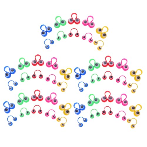 WOONEKY 50 Stück Teiliges Augen Fingerpuppen für Gemischt Fördert Feinmotorik und Hand Auge Koordination als Partygeschenk Halloween und Pädagogisches Fingerspielzeug WOONEKY 50 Stück Teiliges Augen Fingerpuppen für Gemischt Fördert Feinmotorik und Hand Auge Koordination als Partygeschenk Halloween und Pädagogisches Fingerspielzeug von WOONEKY