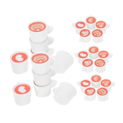 WOONEKY 50 Stück Teiliges Miniatur Kaffeetassen aus Bruchsicherem Harz Realistische Kleine Tassen für Puppenhaus Deko Mini Küchenaccessoires Vielseitige Tischdekoration und Kreative WOONEKY 50 Stück Teiliges Miniatur Kaffeetassen aus Bruchsicherem Harz Realistische Kleine Tassen für Puppenhaus Deko Mini Küchenaccessoires Vielseitige Tischdekoration und Kreative von WOONEKY