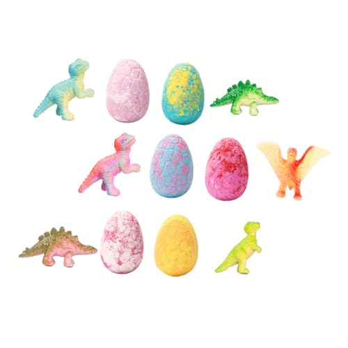 WOONEKY 6 STK Dinosaurier-Ei- -Kugel Badebomben-Geschenkkorb Salzkugel zum Blase badekugeln für Kinder kinderbathbombs interessantes Badespielzeug Spielzeug für die Babyparty von WOONEKY