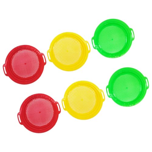 WOONEKY 6 Stück Teiliges Sandsieb für Sandspielzeuge für Strand Langlebig und Tragbar für Ausflüge und Gemeinsame im Freien WOONEKY 6 Stück Teiliges Sandsieb für Sandspielzeuge für Strand Langlebig und Tragbar für Ausflüge und Gemeinsame im Freien von WOONEKY