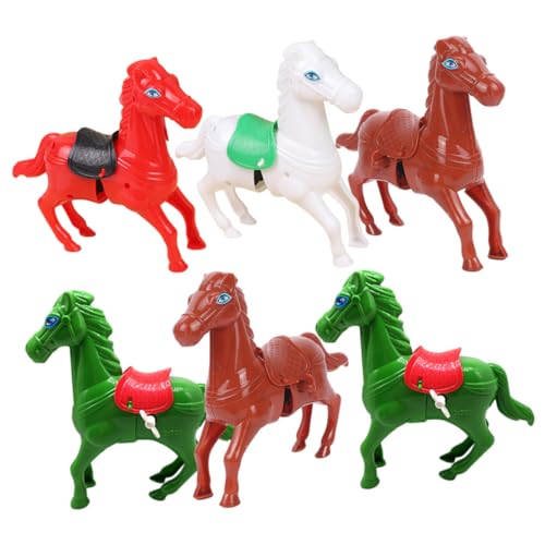 WOONEKY 6 Stück Teiliges Wind Up mit Kleinen Pferden Lustige Spielzeuge für Hand Auge Koordination Leichte Langlebige Aufziehfiguren in Zufälligen Farben als Zufällige Zufällige Farbe WOONEKY 6 Stück Teiliges Wind Up mit Kleinen Pferden Lustige Spielzeuge für Hand Auge Koordination Leichte Langlebige Aufziehfiguren in Zufälligen Farben als Zufällige Zufällige Farbe von WOONEKY