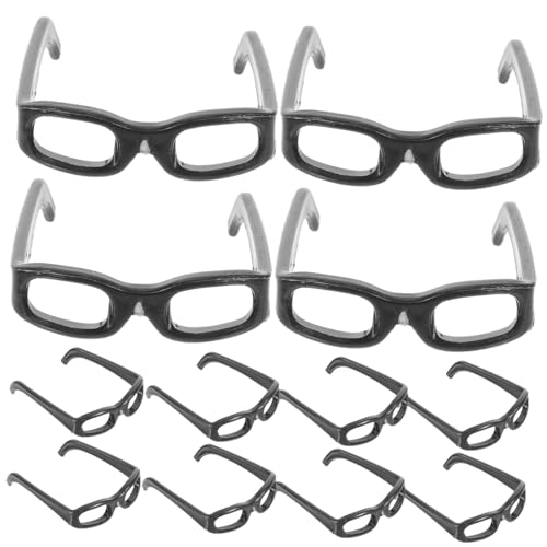 WOONEKY 60 Stück Mini Puppen Sonnenbrille Ideal Für Puppenkostüme Bastelprojekte Und Requisiten Für Miniatur Puppenhäuser Zubehör Für Kreative Spielwelten von WOONEKY