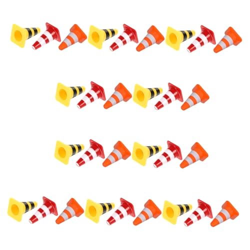 WOONEKY 60 Stück Teiliges Mini-verkehrsleitkegel Kindersicherem Material Bunte Mini-straßensicherheitskegel für Pädagogisches Verkehrsabsperrungen und Teamspiel zur Verkehrssimulation WOONEKY 60 Stück Teiliges Mini-verkehrsleitkegel Kindersicherem Material Bunte Mini-straßensicherheitskegel für Pädagogisches Verkehrsabsperrungen und Teamspiel zur Verkehrssimulation von WOONEKY