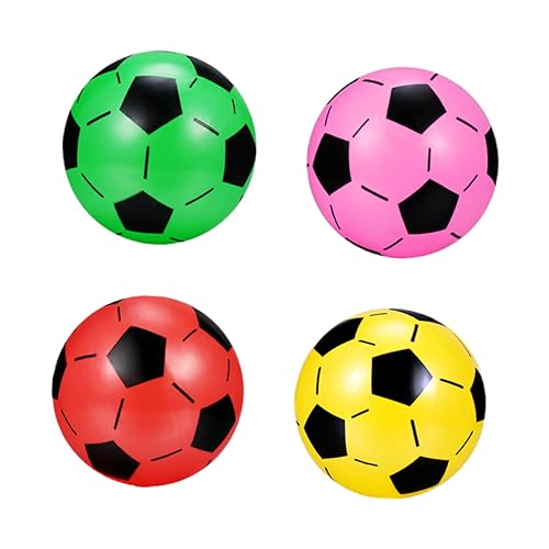 WOONEKY 8 STK aufblasbarer Ball kunststoffball Kinder Outdoor Spielzeug gartenspielzeuge aufblasbarer Fußball aufblasbare Billardkugeln aufblasbare Fußbälle Kinder bunter Fußball Plastik von WOONEKY