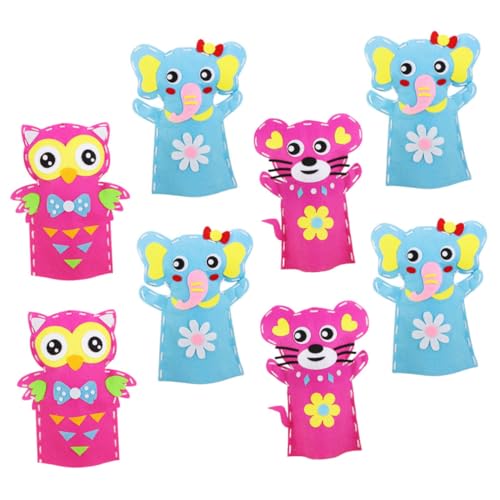 WOONEKY 8 Sätze Teiliges DIY Handpuppen Bastelset für Stofftier Motiv Kreatives Nähspielzeug Fantasie Geduld und Geschicklichkeit für Jungen und Mädchen WOONEKY 8 Sätze Teiliges DIY Handpuppen Bastelset für Stofftier Motiv Kreatives Nähspielzeug Fantasie Geduld und Geschicklichkeit für Jungen und Mädchen von WOONEKY