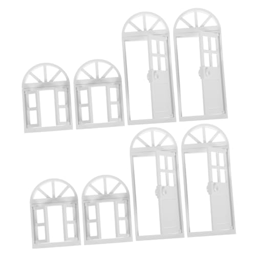 WOONEKY 8 Stück Möbel für Puppenhaus Puppenhausmöbelzubehör Puppenhausminiaturen White WOONEKY 8 Stück Möbel für Puppenhaus Puppenhausmöbelzubehör Puppenhausminiaturen White von WOONEKY