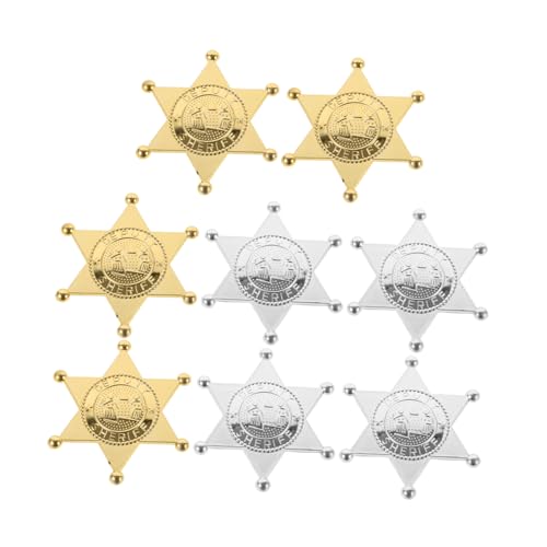 WOONEKY 8 Stück Teiliges aus Leichtem Kunststoff Dekorative Kostüm Accessoires für Karneval Halloween Rollenspiele und Partydekoration Gold und Silberfarbene Anstecknadeln WOONEKY 8 Stück Teiliges aus Leichtem Kunststoff Dekorative Kostüm Accessoires für Karneval Halloween Rollenspiele und Partydekoration Gold und Silberfarbene Anstecknadeln von WOONEKY