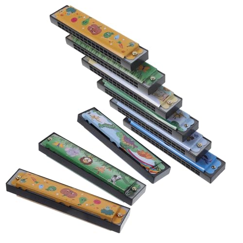 WOONEKY 9 Stück Teiliges Mundharmonika für Metall Kinderinstrument Leicht zu Tragbar für Anfänger Party Weihnachten Geburtstag WOONEKY 9 Stück Teiliges Mundharmonika für Metall Kinderinstrument Leicht zu Tragbar für Anfänger Party Weihnachten Geburtstag von WOONEKY