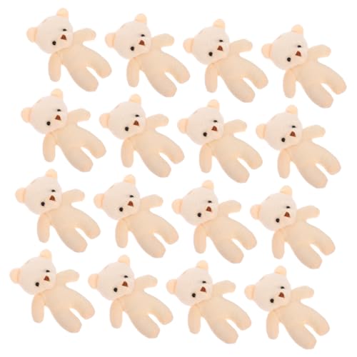 WOONEKY 90 STK Mini-Puppe Plüschtiere Multifunktionaler Bärenanhänger Partygeschenke tragen Teddys kuschelbären Little Bear verschleißfestes Bärendekor Hängende Bärenfiguren PP Baumwolle von WOONEKY