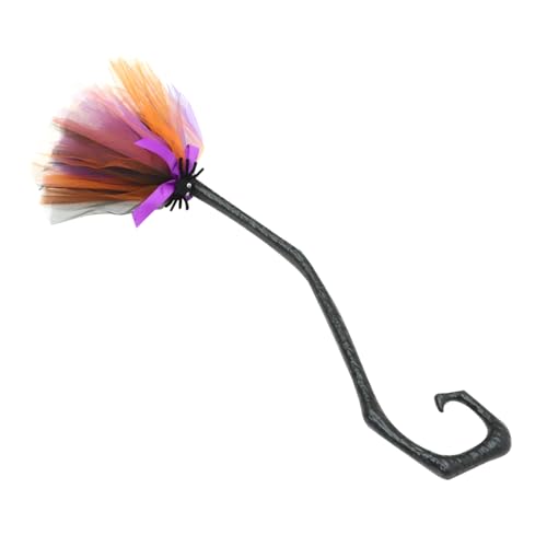 WOONEKY Abnehmbarer Hexenbesen Halloween Party Deko Besen Requisite für Hexen Kostüm Bühnenauftritt und Gruselige Halloween Veranstaltung WOONEKY Abnehmbarer Hexenbesen Halloween Party Deko Besen Requisite für Hexen Kostüm Bühnenauftritt und Gruselige Halloween Veranstaltung von WOONEKY