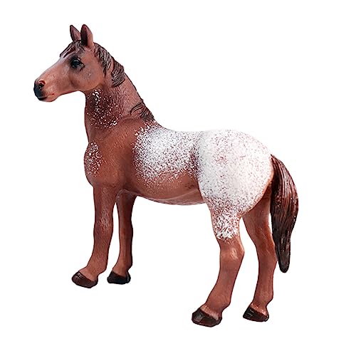 WOONEKY Appaloosa- für hühner spielsachen spielzeuge Pferde Tiere Pferdeschmuck Pferdemodell Pferdeverzierung aus Kunststoff PVC von WOONEKY