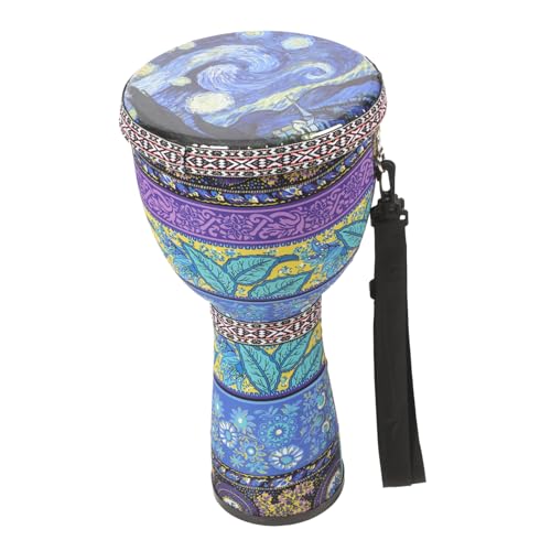 WOONEKY Bunte African Handtrommel für Leichtes Strapazierfähiges Musikinstrument Handbemalt Fördert Kreativität und Koordination Tragbar für Anfänger und Musikspielzeug WOONEKY Bunte African Handtrommel für Leichtes Strapazierfähiges Musikinstrument Handbemalt Fördert Kreativität und Koordination Tragbar für Anfänger und Musikspielzeug von WOONEKY
