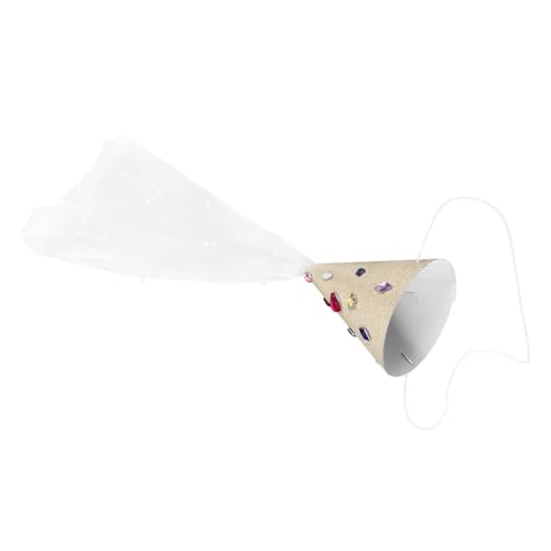 WOONEKY Bunte Mesh Geburtstagskegel mit Farbigen Strasssteinen Atmungsaktives Hautfreundliches Material Foto-requisit für Geburtstagspartys und Festliche Anlässe WOONEKY Bunte Mesh Geburtstagskegel mit Farbigen Strasssteinen Atmungsaktives Hautfreundliches Material Foto-requisit für Geburtstagspartys und Festliche Anlässe von WOONEKY