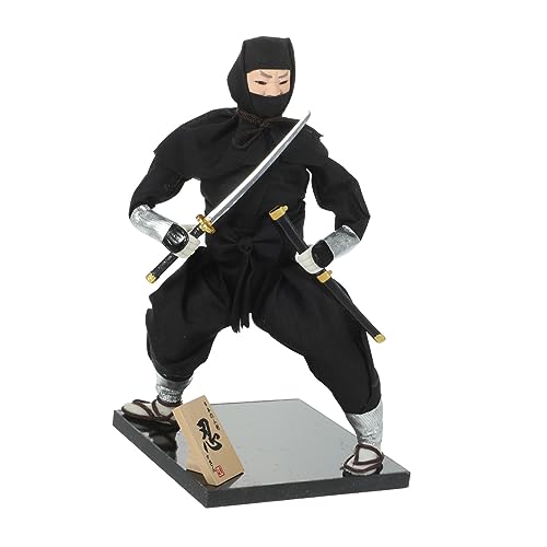 WOONEKY Desktop Dekoration Bürodekoration Heimdekoration Ninja Wohnkultur Modell Kimono Puppe Dekoration Puppen Ninja Puppe Desktop Ninja Ornament Japanischer von WOONEKY