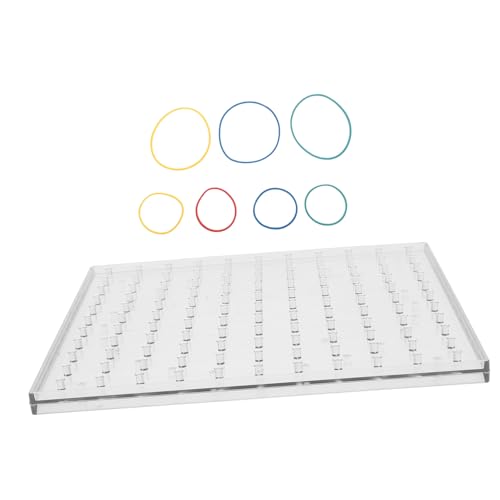 WOONEKY Geoboard-Spielzeug Für Unterricht Formenbau Gummibändern Kreatives Konstruktionsspielzeug Musterbaubrett Für Junge Mädchen Lernspielzeug Für Mathematik Und Formenerkennung WOONEKY Geoboard-Spielzeug Für Unterricht Formenbau Gummibändern Kreatives Konstruktionsspielzeug Musterbaubrett Für Junge Mädchen Lernspielzeug Für Mathematik Und Formenerkennung von WOONEKY
