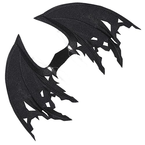 WOONEKY Drachenflügel karnevalskostüme fasnachtskostüme Carnival Costume Halloween verkleiden Sich Kleidung Cosplay-Zubehör Drachen-Cosplay-Requisiten Halloween-Cosplay-Flügel Gritbo Black von WOONEKY