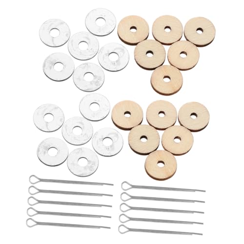 WOONEKY Drehbare Holz Puppengelenke Teiliges mit Scheiben für DIY Puppenherstellung Praktische Einfach Montierbare Zubehörteile für Bewegliche Handpuppen und Bären WOONEKY Drehbare Holz Puppengelenke Teiliges mit Scheiben für DIY Puppenherstellung Praktische Einfach Montierbare Zubehörteile für Bewegliche Handpuppen und Bären von WOONEKY