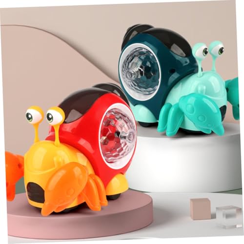 WOONEKY Elektronisches Krabbelspielzeug für Kleinkinder mit Musik und LED lichtern Sensorisch Aktiv Sicherer Weiche Silikonaugen Automatische Schalendrehung Förderndes Lernspielzeug für WOONEKY Elektronisches Krabbelspielzeug für Kleinkinder mit Musik und LED lichtern Sensorisch Aktiv Sicherer Weiche Silikonaugen Automatische Schalendrehung Förderndes Lernspielzeug für von WOONEKY