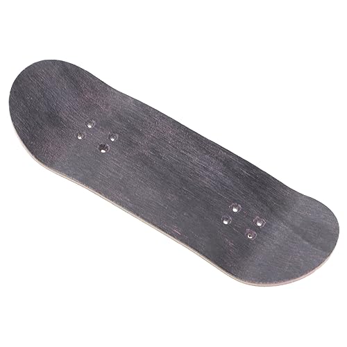 WOONEKY Finger-Skateboard Mini-Skateboard-Spielzeug Kompaktes Fingerskateboard Selbstgemachte Skateboards Fingerboards Für Kinder Griffbretter Hand-Skateboard Fingerspielzeug Hölzern Black von WOONEKY