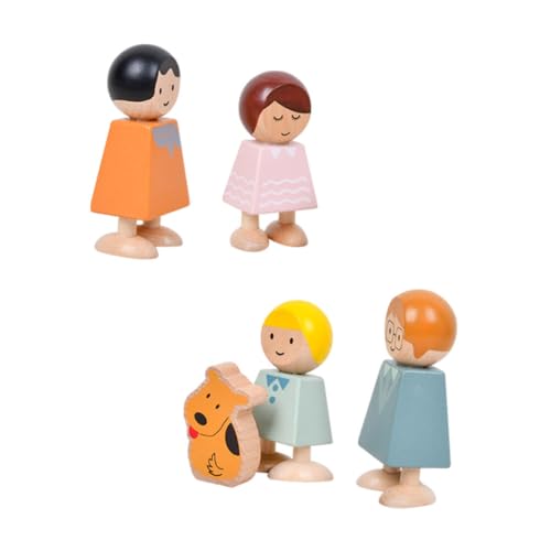 WOONEKY Fröhliches Holzspielzeug für Frühe Bildung Familienbeziehungs-lernspielzeug Handlich Fördert Intelligenz Hand-Auge-koordination Kreative Entwicklung WOONEKY Fröhliches Holzspielzeug für Frühe Bildung Familienbeziehungs-lernspielzeug Handlich Fördert Intelligenz Hand-Auge-koordination Kreative Entwicklung von WOONEKY