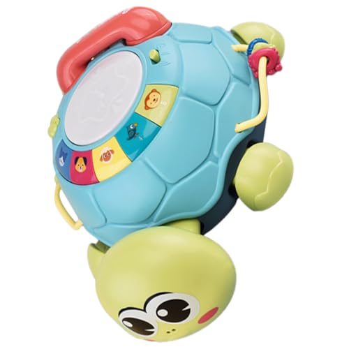 WOONEKY Fröhliches Krabbelspielzeug Schildkröte mit Musikfunktion Buntes Lernspielzeug für Junge Mädchen Motorik Hand Auge Koordination und Sprachentwicklung Geeignet für Kleinkinder WOONEKY Fröhliches Krabbelspielzeug Schildkröte mit Musikfunktion Buntes Lernspielzeug für Junge Mädchen Motorik Hand Auge Koordination und Sprachentwicklung Geeignet für Kleinkinder von WOONEKY