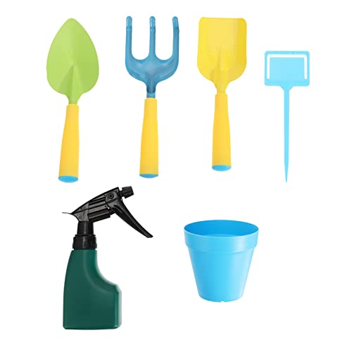 WOONEKY Gartenspielzeug Set Für 1 Set Bunte Mini Gartengeräte Mit Schaufeln Pflanzwerkzeugen Und Zubehör Für Kleine Gärtner Ideal Für Gartenarbeit Und Sandspielzeug von WOONEKY