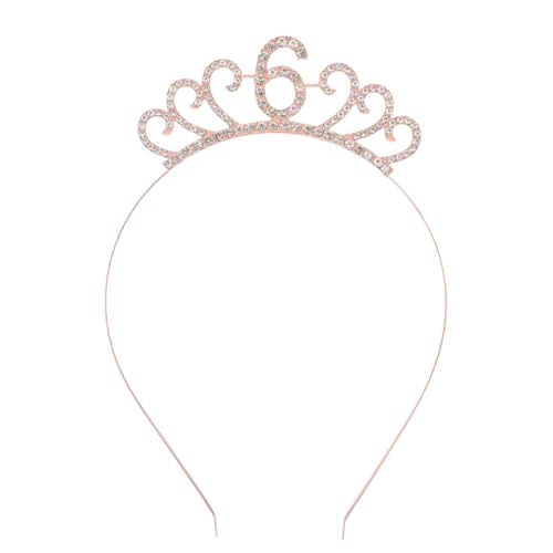 WOONEKY Geburtstagskrone Haarreif mit Funkelnden Strasssteinen Langlebiges Zinklegierungs Tiara Bequemer Sitz für Jährige Mädchen Prinzessin Kostümzubehör für Party und Fest WOONEKY Geburtstagskrone Haarreif mit Funkelnden Strasssteinen Langlebiges Zinklegierungs Tiara Bequemer Sitz für Jährige Mädchen Prinzessin Kostümzubehör für Party und Fest von WOONEKY
