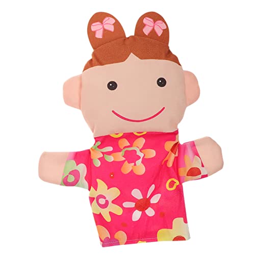 WOONEKY Handpuppe Familienmitglieder Aus üsch Pädagogisches Puppenspielzeug Für Ideales Zum Kindergeburtstag Mitgebsel Und Gastgeschenk Für Kleine Gäste von WOONEKY