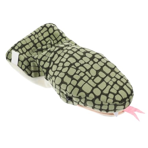 WOONEKY Handpuppe Schlange Plüsch mit beweglichem Mund Kreatives Erzähltheater Handspielzeug für Eltern Junge Mädchen Bindung Motorikförderung und Kommunikationsspielzeug WOONEKY Handpuppe Schlange Plüsch mit beweglichem Mund Kreatives Erzähltheater Handspielzeug für Eltern Junge Mädchen Bindung Motorikförderung und Kommunikationsspielzeug von WOONEKY