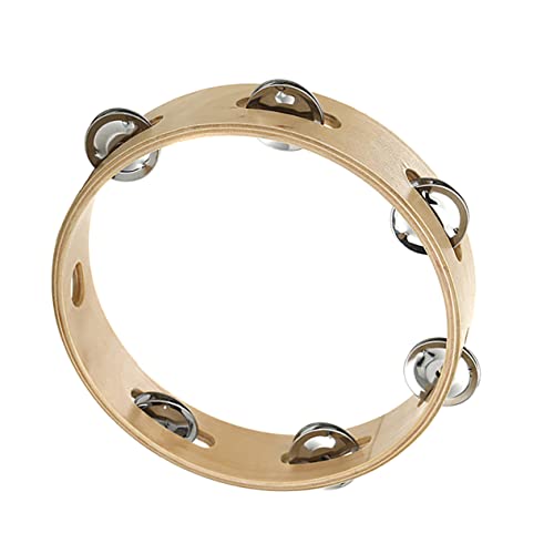 WOONEKY Handtrommel Percussion Holz Metall Leichtes Schlaginstrument für Ergonomisch Glatte Kanten Party Ktv Musikspielzeug zur Koordination und Hörförderung WOONEKY Handtrommel Percussion Holz Metall Leichtes Schlaginstrument für Ergonomisch Glatte Kanten Party Ktv Musikspielzeug zur Koordination und Hörförderung von WOONEKY