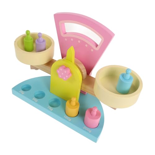 WOONEKY Holz Balancewaage Lernspielzeug DIY Zählspielzeug für Kognitives Mathe und Arithmetikspielzeug Montessori Lernhilfe für Frühe Mathematik und Motorische Fähigkeiten WOONEKY Holz Balancewaage Lernspielzeug DIY Zählspielzeug für Kognitives Mathe und Arithmetikspielzeug Montessori Lernhilfe für Frühe Mathematik und Motorische Fähigkeiten von WOONEKY