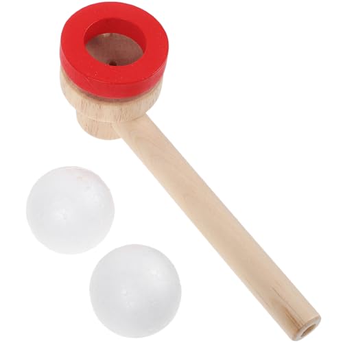 WOONEKY Holz Blasball Schwebende Kugel Balance Blowing Toy Eltern Motorik Lernspielzeug für Drinnen und Draußen Geschenk WOONEKY Holz Blasball Schwebende Kugel Balance Blowing Toy Eltern Motorik Lernspielzeug für Drinnen und Draußen Geschenk von WOONEKY
