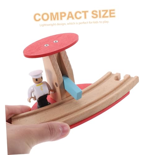 WOONEKY Holz Eisenbahn Zubehör Realistische Straßensperre für Robustes Bahnschienen Zubehör mit Miniaturfiguren Geeignet für Spielzimmer und Garten Langlebig und Sicher WOONEKY Holz Eisenbahn Zubehör Realistische Straßensperre für Robustes Bahnschienen Zubehör mit Miniaturfiguren Geeignet für Spielzimmer und Garten Langlebig und Sicher von WOONEKY