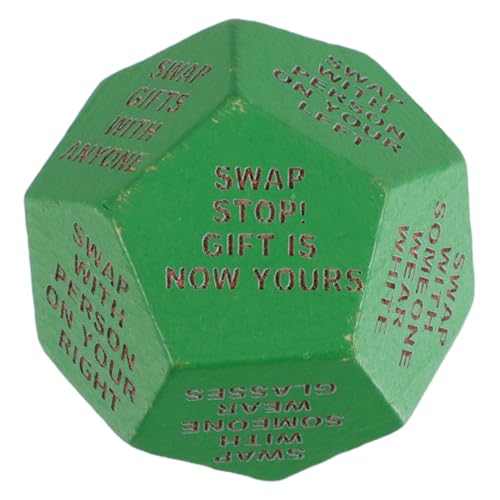WOONEKY Holz Würfelspiel für Geschenkaustausch Partyspiele für Familienfeiern Weihnachtsfeier und Soziale Veranstaltungen WOONEKY Holz Würfelspiel für Geschenkaustausch Partyspiele für Familienfeiern Weihnachtsfeier und Soziale Veranstaltungen von WOONEKY