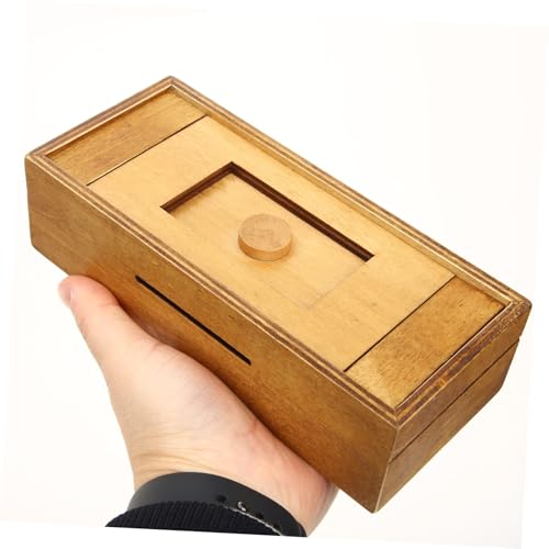 WOONEKY Holzbox mit Geheimen Fächern Gehirntrainingsspielzeug für Jugendliche Fördert Denkfähigkeit Sicheres Material mit Abgerundeten Kanten Geschenk zu Geburtstag und Weihnachten WOONEKY Holzbox mit Geheimen Fächern Gehirntrainingsspielzeug für Jugendliche Fördert Denkfähigkeit Sicheres Material mit Abgerundeten Kanten Geschenk zu Geburtstag und Weihnachten von WOONEKY