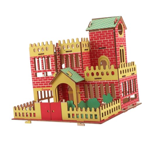 WOONEKY Holzpuzzle Haus Bausatz aus Sicherem Sperrholz Präzise Geschnittenes Modellhaus für Stabiles DIY Holzbau Puzzle Pädagogisches Lernspielzeug für Junge Mädchen und Jungen WOONEKY Holzpuzzle Haus Bausatz aus Sicherem Sperrholz Präzise Geschnittenes Modellhaus für Stabiles DIY Holzbau Puzzle Pädagogisches Lernspielzeug für Junge Mädchen und Jungen von WOONEKY