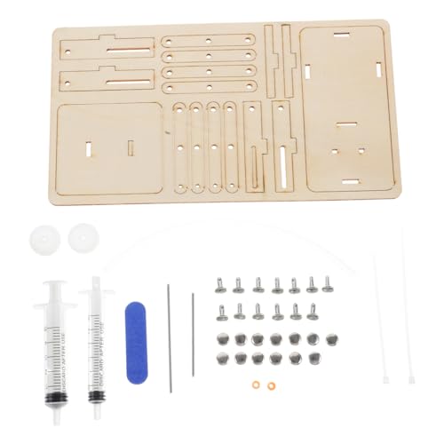 WOONEKY Hydraulische Hebebühne Für DIY Experimentelles Wissenschafts Und Bildungsspielzeug Holzmodell Baukästen Für Kreative Bastelprojekte Ideal Für Motorische Fähigkeiten Und Lernen von WOONEKY