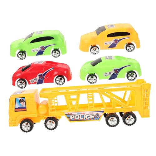 WOONEKY Kinder puppenwagen kinderspielzeug Auto Großer LKW Spielzeug Robustes Spielzeugauto spielzeugautos Set Anhänger Spielzeug interessantes LKW-Spielzeug LKW-Fahrzeugmodell Plastik von WOONEKY