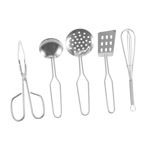 WOONEKY Kochgeschirr Spielset Miniatur Küchenutensilien für Fantasievolles Rollenspiel Realistische Kochwerkzeuge für Kleinkinder Montessori Zubehör für Kinderküche WOONEKY Kochgeschirr Spielset Miniatur Küchenutensilien für Fantasievolles Rollenspiel Realistische Kochwerkzeuge für Kleinkinder Montessori Zubehör für Kinderküche von WOONEKY