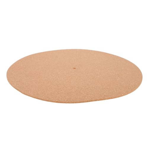 WOONEKY 12 Vinyl Schallplatten Kissen Pad -Skid Slipmat Für Plattenspieler Kork Material Plattenspieler Zubehör von WOONEKY