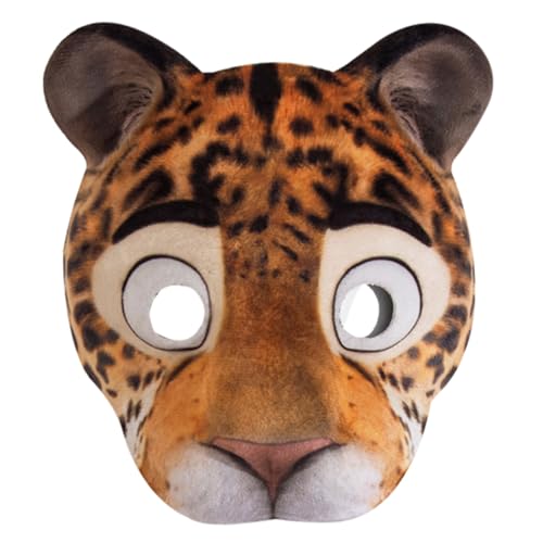WOONEKY Leoparden Maske aus Leichtem EVA Material Atmungsaktiv und Bequem Halloween Karneval Cosplay Tiermaske für Kostümpartys Fasching und Maskenbälle Einzigartiges Dekorations WOONEKY Leoparden Maske aus Leichtem EVA Material Atmungsaktiv und Bequem Halloween Karneval Cosplay Tiermaske für Kostümpartys Fasching und Maskenbälle Einzigartiges Dekorations von WOONEKY