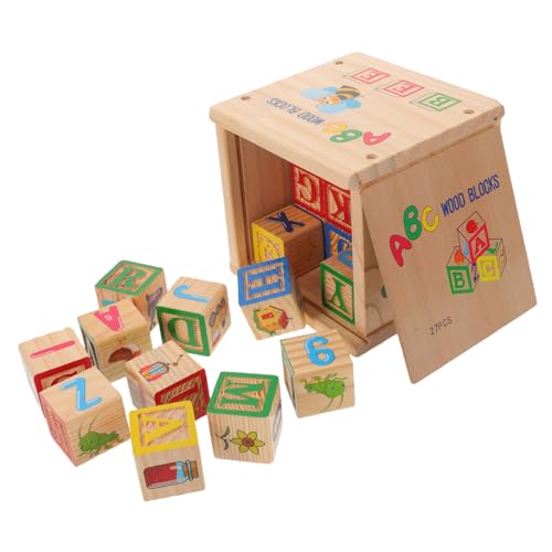 WOONEKY Lernbausteine Für Kleinkindspielzeug Babybausteine Bausteine Für Alphabetwürfel Kleinkindbauspielzeug Pädagogisches Lernspielzeug Zählwürfel Aus Holz WOONEKY Lernbausteine Für Kleinkindspielzeug Babybausteine Bausteine Für Alphabetwürfel Kleinkindbauspielzeug Pädagogisches Lernspielzeug Zählwürfel Aus Holz von WOONEKY