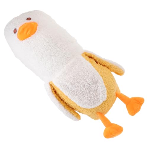 WOONEKY Lustige Bananenfreund-entenpuppe Riesiges Kuscheltier Weiches Entenspielzeug Bananen-Enten-skulptur Kuscheltiere Bananen-Ente-stofftier Tierberuhigendes Spielzeug Plüsch von WOONEKY