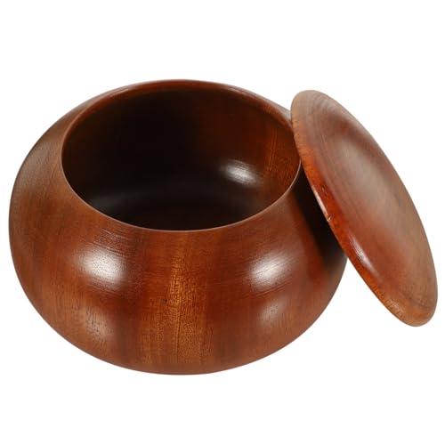 WOONEKY Massive Holz Schachfiguren Aufbewahrungsbox Kompakte Go Schachstein Lagerung Vintage Design Multifunktionale Schach Zubehör Box Naturholz WOONEKY Massive Holz Schachfiguren Aufbewahrungsbox Kompakte Go Schachstein Lagerung Vintage Design Multifunktionale Schach Zubehör Box Naturholz von WOONEKY