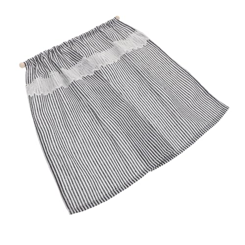 WOONEKY Maßstab Kleine Fenster Vorhänge Dekorative Miniatur Fensterbehandlung Schwarz Gestreifte Mini Gardinen für Puppenhäuser WOONEKY Maßstab Kleine Fenster Vorhänge Dekorative Miniatur Fensterbehandlung Schwarz Gestreifte Mini Gardinen für Puppenhäuser von WOONEKY