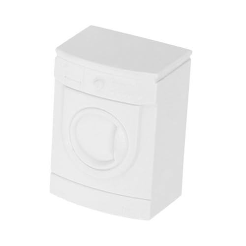 WOONEKY Maßstab Puppenhaus Waschmaschine Miniatur Haushaltsgerät für Kreatives Rollenspiel Leicht Tragbar als Puppenhaus Dekoration WOONEKY Maßstab Puppenhaus Waschmaschine Miniatur Haushaltsgerät für Kreatives Rollenspiel Leicht Tragbar als Puppenhaus Dekoration von WOONEKY