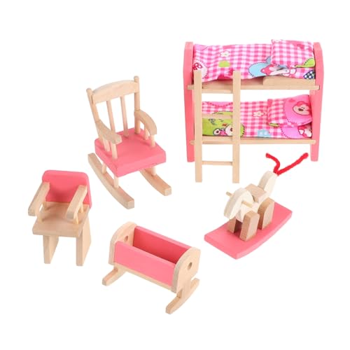 WOONEKY Maßstab Stabiles Design Elegantes Braun Für Puppenhaus Schlafzimmer Zubehör WOONEKY Maßstab Stabiles Design Elegantes Braun Für Puppenhaus Schlafzimmer Zubehör von WOONEKY